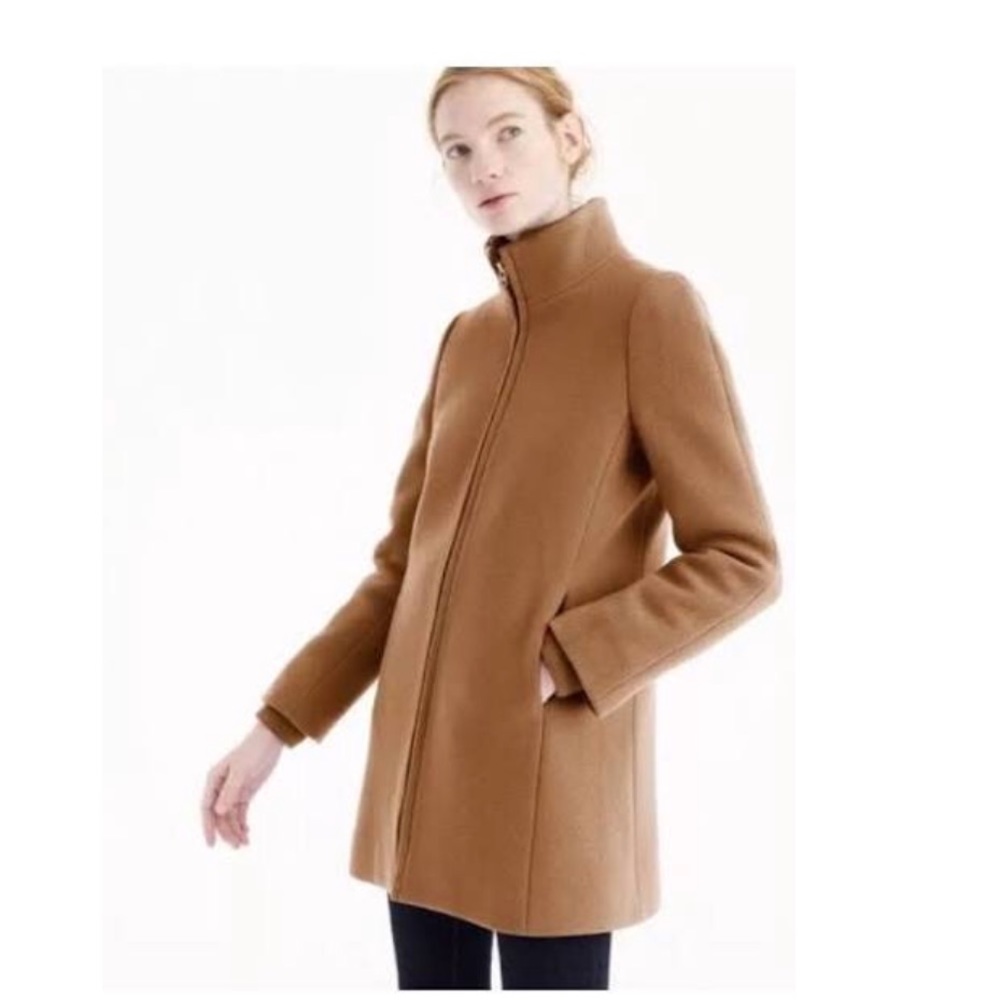J. Crew Lodge Italian Wool Coat Jacket 4